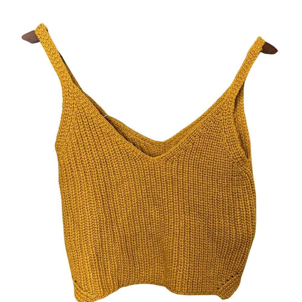 Women's Aphratti Knit Crop Tank Top - S/M - New With Tags - Picture 2 of 4